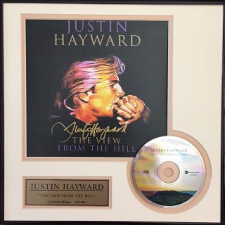 Justin Hayward " The View From The Hill " Cd Framed Set