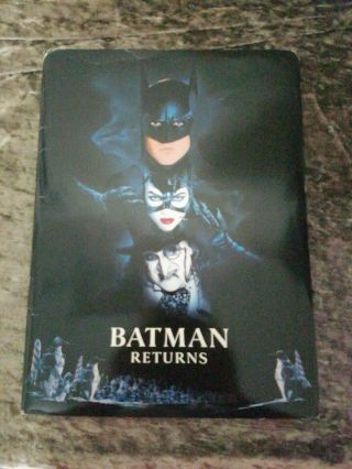 Batman Returns Production Notes And Folder - Michael Keaton,  Michelle Pfeiffer