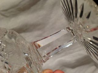 Fine Edinburgh Crystal THISTLE CUT Brandy Scotch Whisky Glasses Unsigned 8