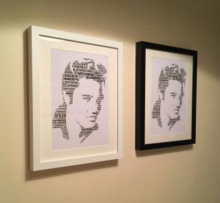 Elvis Presley Songs Word Art Keepsake/memorabilia/gift/collectable Freepostuk