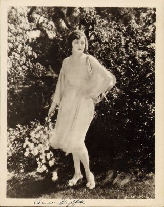 Corinne Griffith Vintage 1925 Silent Hollywood Portrait Photo
