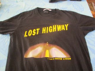 David Lynch Lost Highway Small Promo T - Shirt Rare Bill Pullman 1995