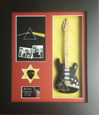 Pink Floyd Dark Side Of The Moon Framed Guitar & Plectrum Presentation