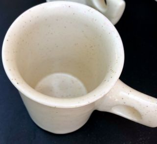 4 Fabrik Jim McBride Ptarmigan Stoneware Pottery Coffee Cups/Mugs No Chips EUC 3