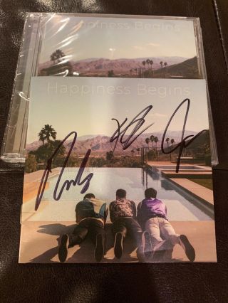 Jonas Brothers Signed Autographed Happiness Begins Cd