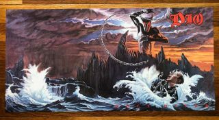Dio Holy Diver Ultra Rare Promo Poster Flat 1983