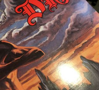 DIO Holy Diver ULTRA RARE promo poster flat 1983 2