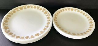 Vintage Corelle Butterfly Gold Dinner 10 1/4” & Lunch 8 1/2” Plates Set of 13 4