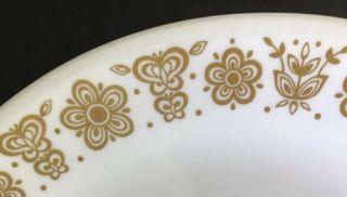 Vintage Corelle Butterfly Gold Dinner 10 1/4” & Lunch 8 1/2” Plates Set of 13 5