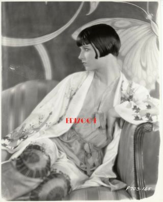 Louise Brooks Older Restrike Photo 1926 Elegant Silent Era Glamour Portrait