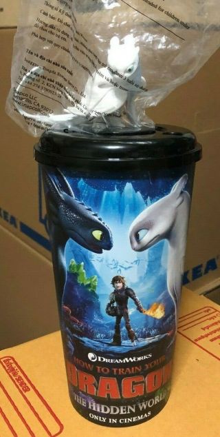 How To Train Your Dragon 3 Movie Topper Cup Figure Lightfury