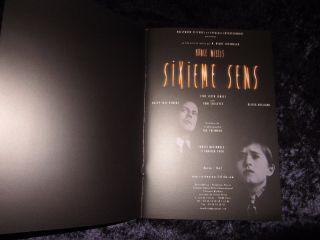 The Sixth Sense press book - 30 pages - Bruce Willis,  Haley Joel Osment 2