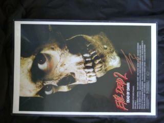 Bruce Campbell Autographed Evil Dead 2 17×11 Poster - - Evil Dead Memorabili