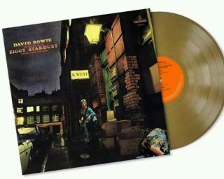 DAVID BOWIE - Ziggy Stardust GOLD VINYL LP RARE 45th Anniversary Issue 3