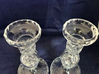 Waterford Crystal Single Stick Candlesticks Candle Holders 6