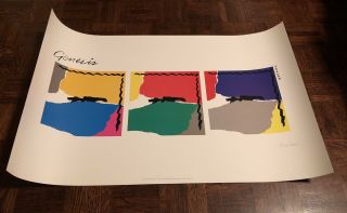 Genesis Abacab Licensed Limited Edition Plate Signed Lithograph
