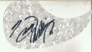 Country Music Legend Hank Williams Jr Signed Guitar Pick Guard All Rowdy Friends