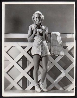 Betty Furness Actress & Consumer Advocate Vint Orig Photo Leggy Suspender Shorts