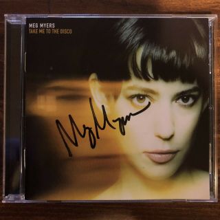 Meg Myers Take Me To The Disco Autographed Cd (signed Booklet)