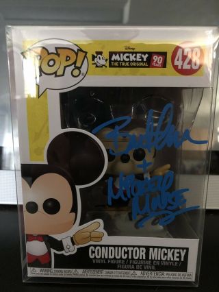 Bret Iwan Signed Autographed Conductor Mickey Mouse Funko Pop Disney Jsa