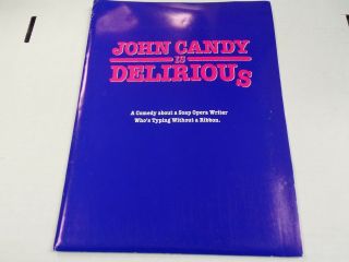 John Candy Is Delirious 1991 Jack Gable Emma Samms Press Kit 042016ame