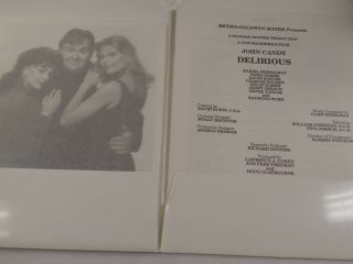 John Candy is Delirious 1991 Jack Gable Emma Samms Press Kit 042016ame 2