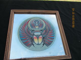 Vintage 1981 Journey Mirror Co Carnival Mirror 13x13 Artist S Mouse