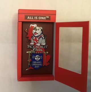 Hard Rock Cafe London Piccadilly Circus 2019 Grand Opening Jumbo Pin Phone Box
