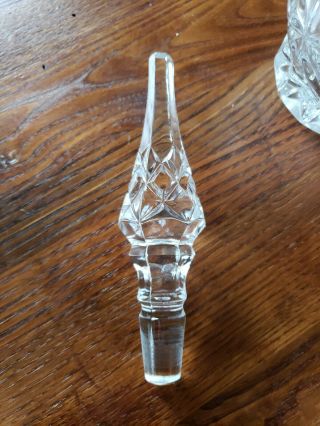 Vintage Princess House 24 Lead Crystal Decanter With Stopper,  776,  W.  Germany 2
