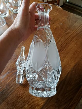 Vintage Princess House 24 Lead Crystal Decanter With Stopper,  776,  W.  Germany 5
