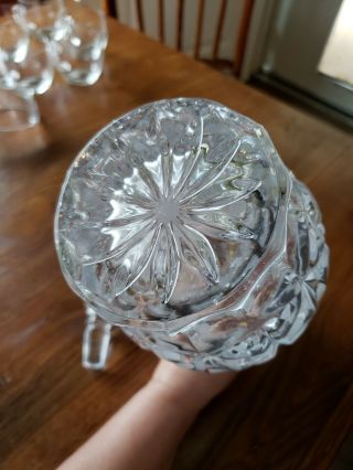 Vintage Princess House 24 Lead Crystal Decanter With Stopper,  776,  W.  Germany 7