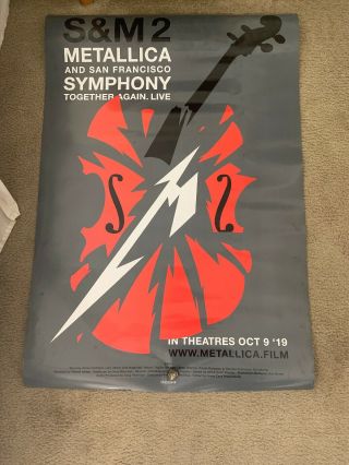 Metallica S&m 2 Theatre Performance Poster