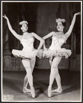 Ballerina Marjorie Tallchief & Margaret Banks Ballet Dancer Vintage Orig Photo