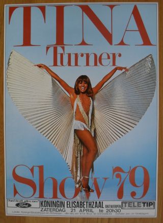 Tina Turner Concert Poster 