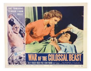 1958 " War Of The Colossal Beast " Lobby Card 5 Bert I.  Gordon Vf -