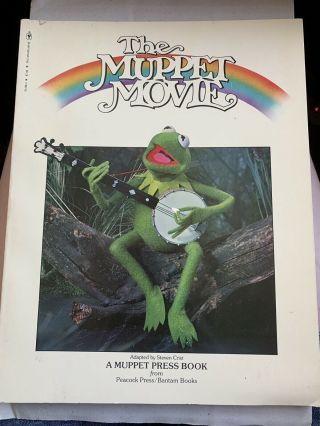 The Muppet Movie Press Book From Peacock Press/bantam Books 1979