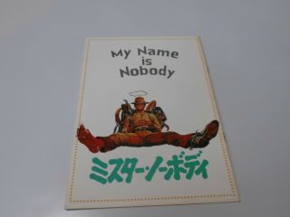 My Name Is Nobody Japan Movie Program 1975 Henry Fonda Terence Hill Henry Fond