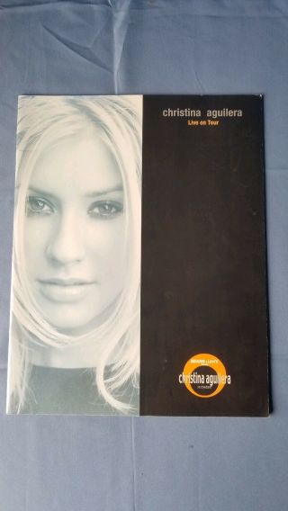 Christina Aguilera 2000 Live On Tour Concert Program Book First Tour