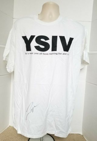 Logic Rapper Real Hand Signed X - Large T - Shirt Xl Autographed Ysiv
