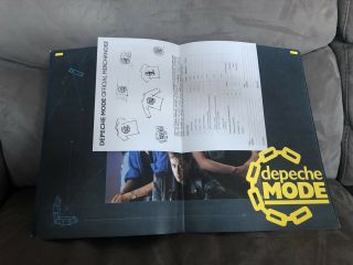 Depeche Mode Europa Tour Programme 1984 with Ticket Portsmouth 5