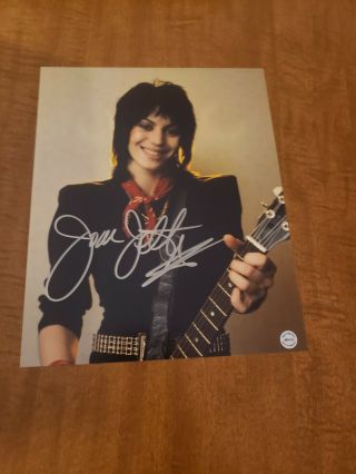 Joan Jett Hand Signed 8x10 Photo - Music Legend Autograph - Not A Reprint