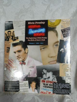 Elvis Presley - Memphis Recording Service Book & 45rpm Vinyl Single Vol.  1 Sun