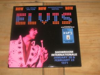 " Elvis Showroom Internationale " Blue Vinyl/cd Box Set