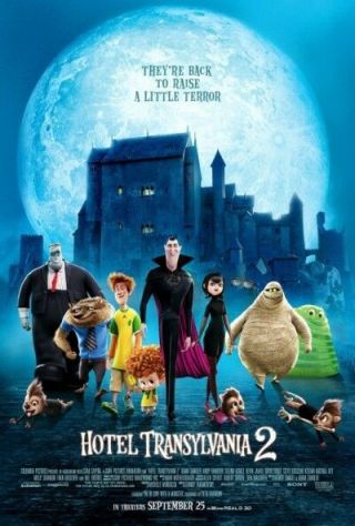 Hotel Transylvania 2 - 2015 Orig D/s 27x40 Final Movie Poster - Adam Sandler
