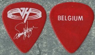 Van Halen 1993 Right Here Right Now Concert Tour Sammy Hagar Belgium Guitar Pick