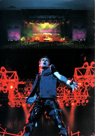 IRON MAIDEN 2000 BRAVE WORLD TOUR CONCERT PROGRAM BOOK BOOKLET / NMT 2 2