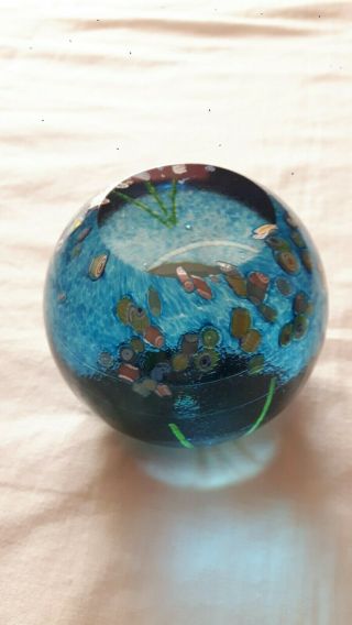 Caithness Glass Paperweight Limited Edition.  250 Summer Pool 1985