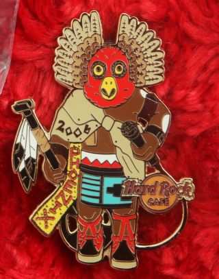 Hard Rock Cafe Pin Phoenix Kachina Doll Native American Dancer Costume Indian 3