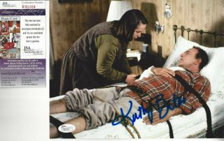Misery - Kathy Bates Autographed 8x10 Color Photo With James Caan Jsa Cert