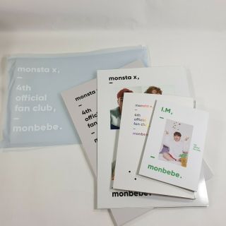 Monsta X Official Fanclub Monbebe 4th Term Goods Dvd Photobook K - Pop Photo Card